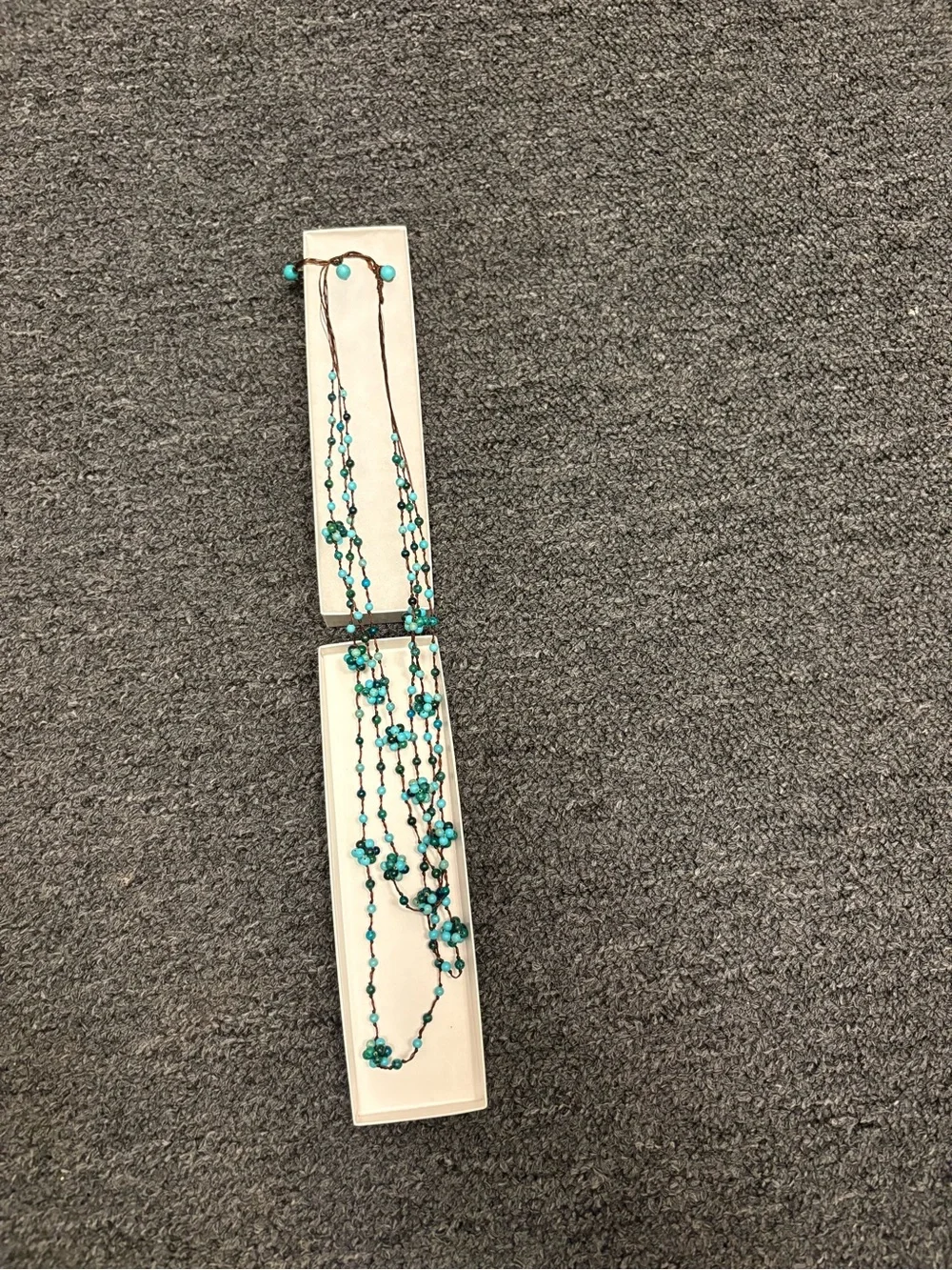 Layered Turquoise Bead Necklace - Multi-Strand Women’s Jewelry